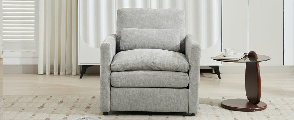 Cozy Upholstered Armchair – Oversized Comfy Cloud Sofa