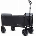 All-in-One Convertible Folding Trolley with Bench Seat and Dog Leash