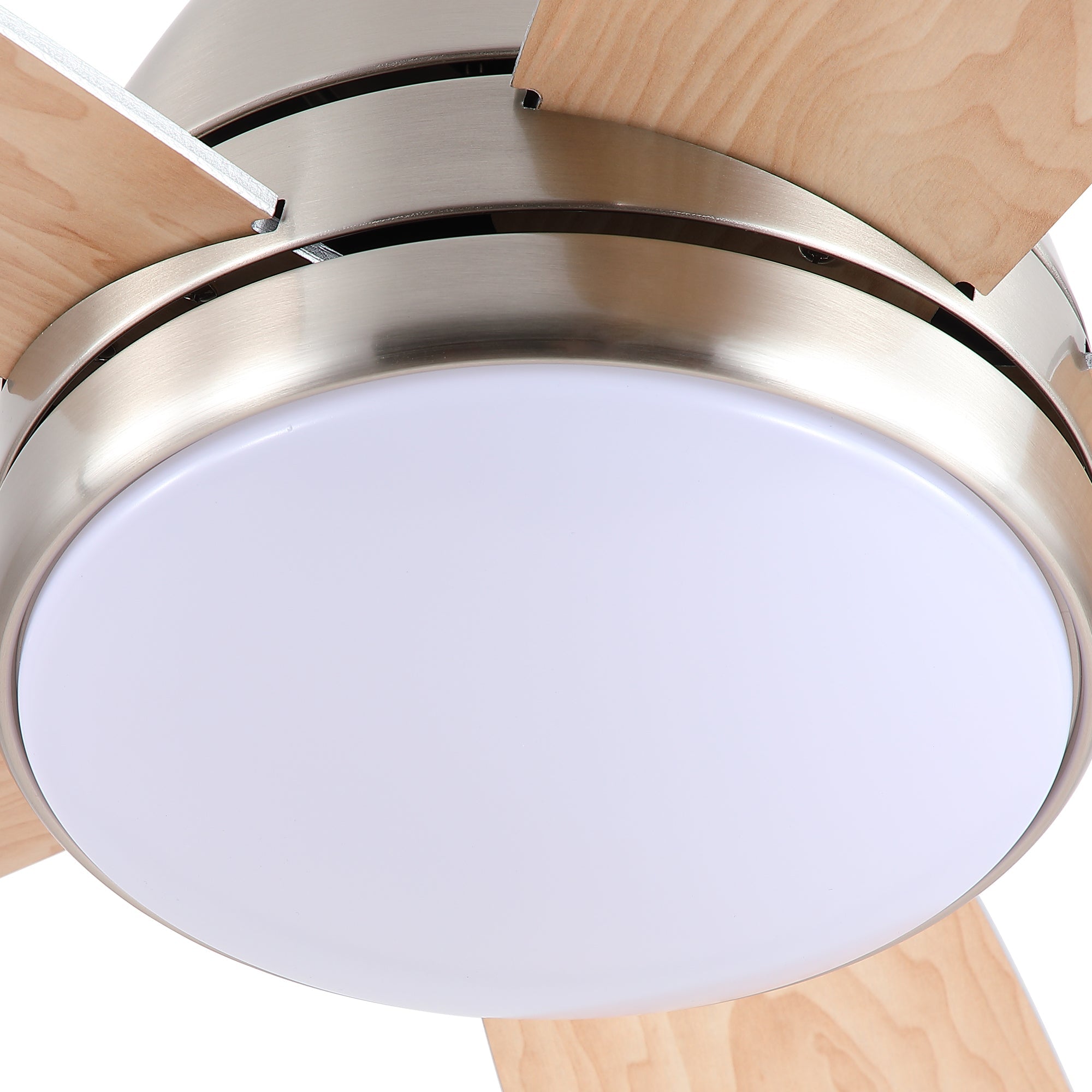 52 In. Indoor Brushed Nickel Ceiling Fan