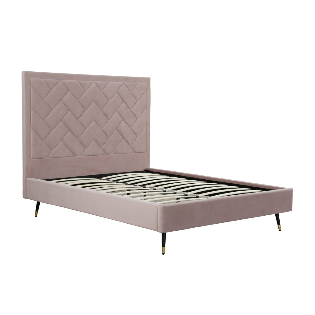 Crosby Upholstered Velvet Queen Bed