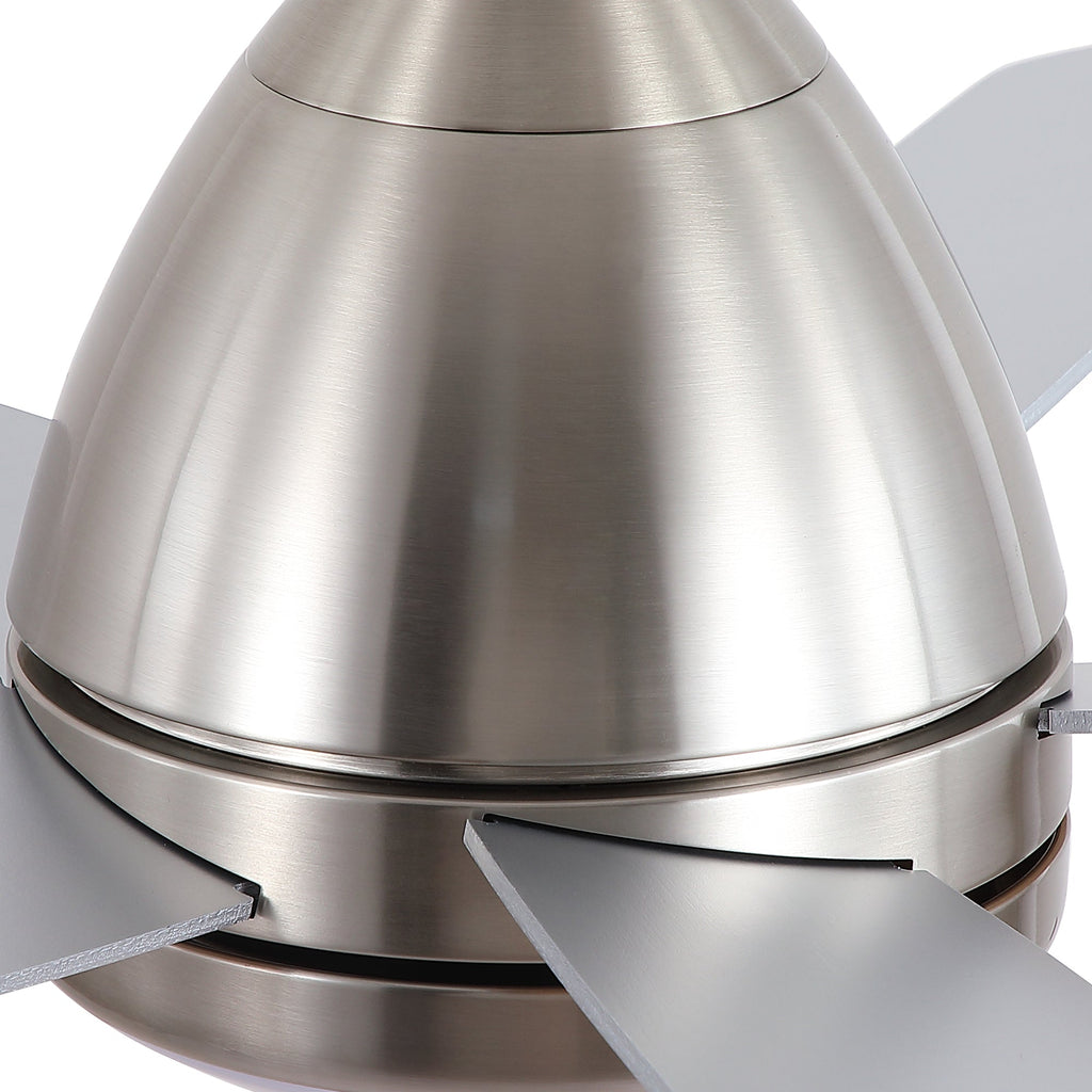 52 In. Indoor Brushed Nickel Ceiling Fan