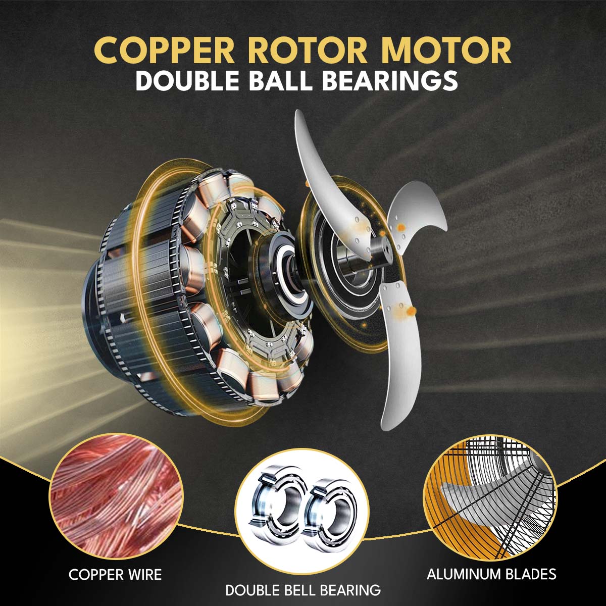 30 In. 3 Speed Drum Fan