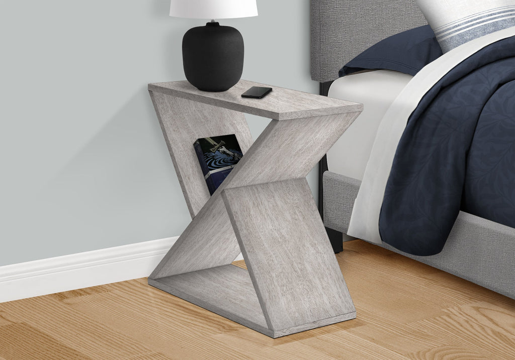 Accent Table - Modern Grey Wash Finish