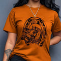 Summer Loose Short Sleeves T-shirt Men's And Women's Round Neck