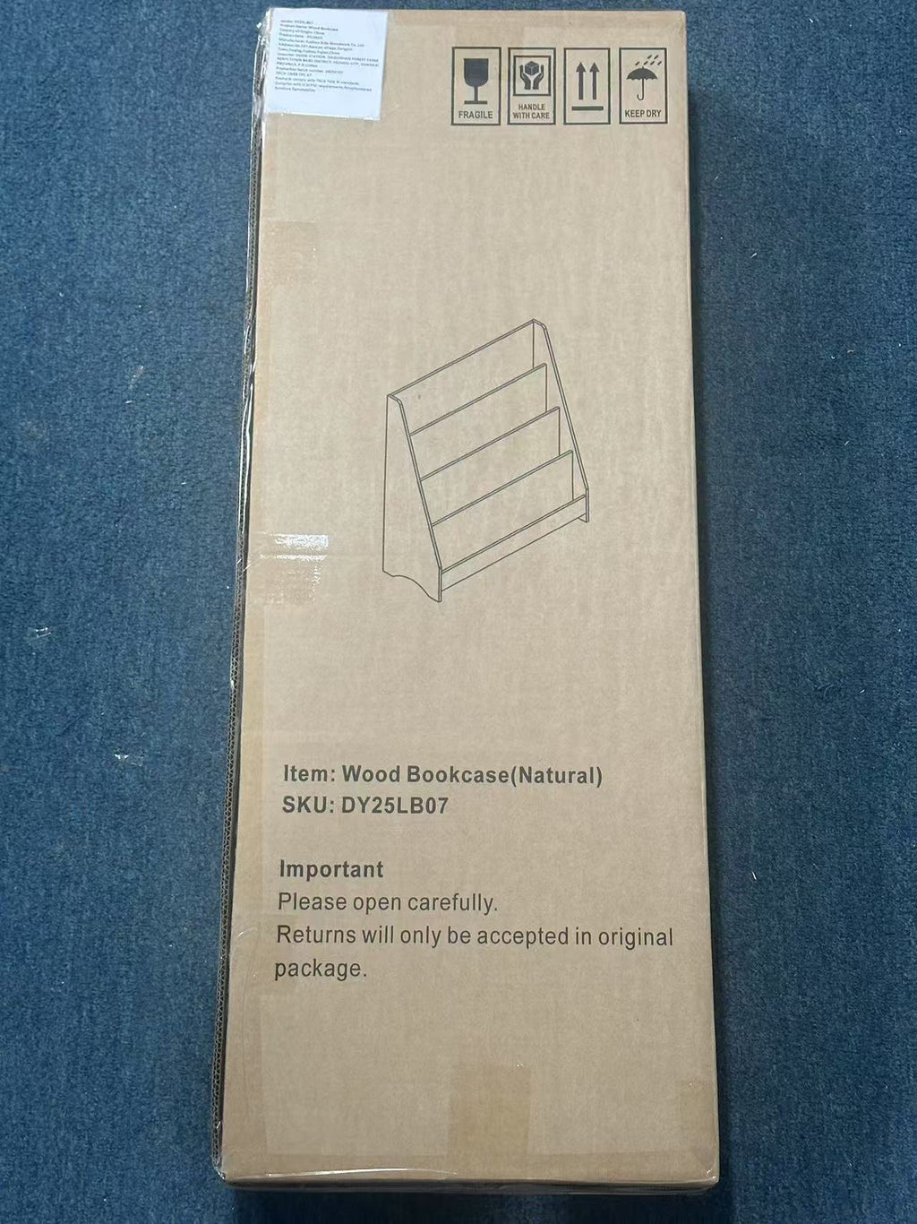 4-Tier Kids Bookshelf