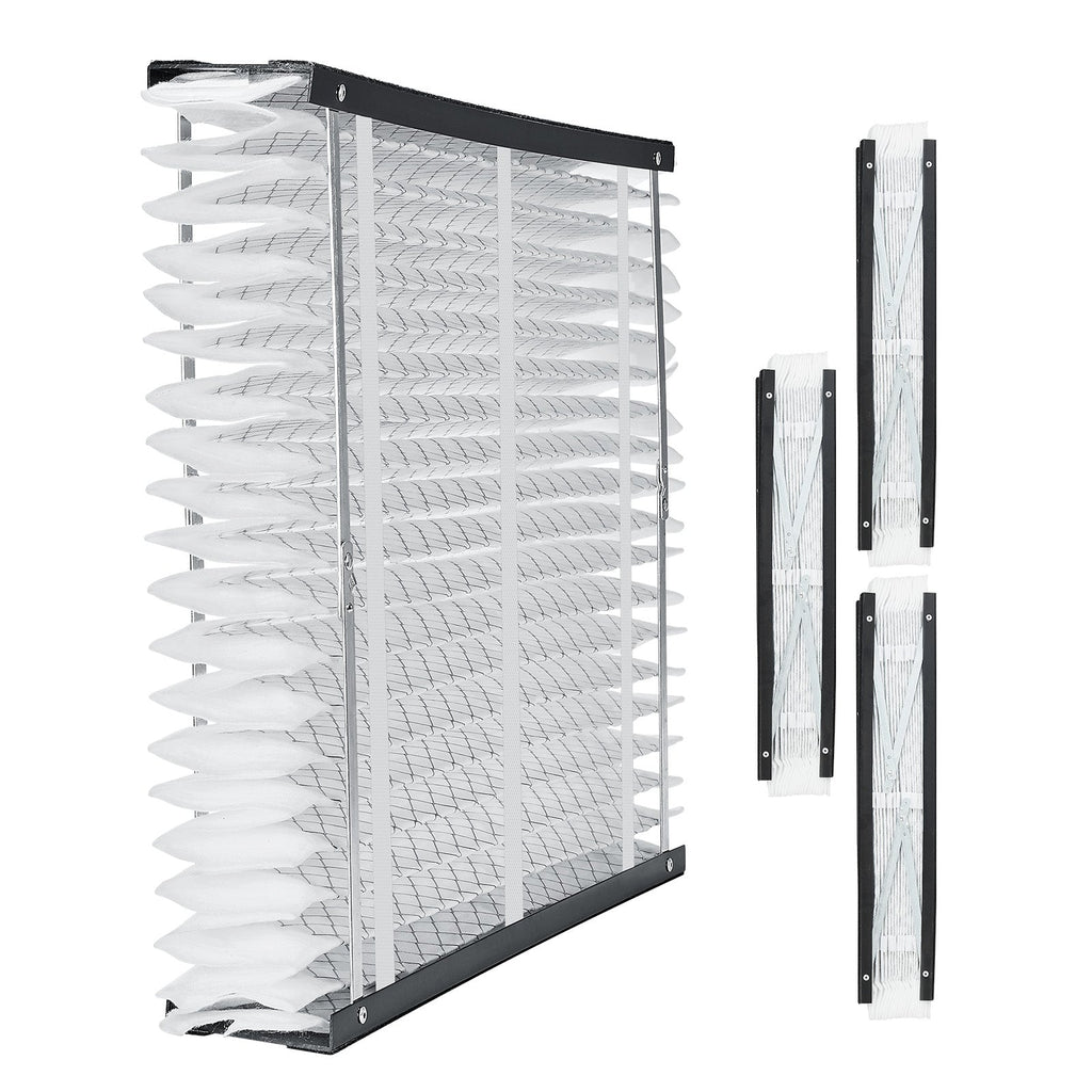 Air Filters MERV 13 Electrostatic Pleated HVAC Furnace Filter 4-Pack