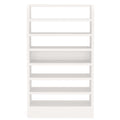25.59" White 8-Tier Shoe Rack