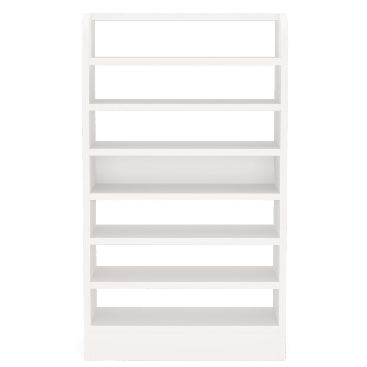 25.59" White 8-Tier Shoe Rack