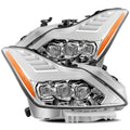 AlphaRex 08-13 Infiniti G37 NOVA LED Projector Headlights Plank Style Design Chrome 881981 *Discontinued