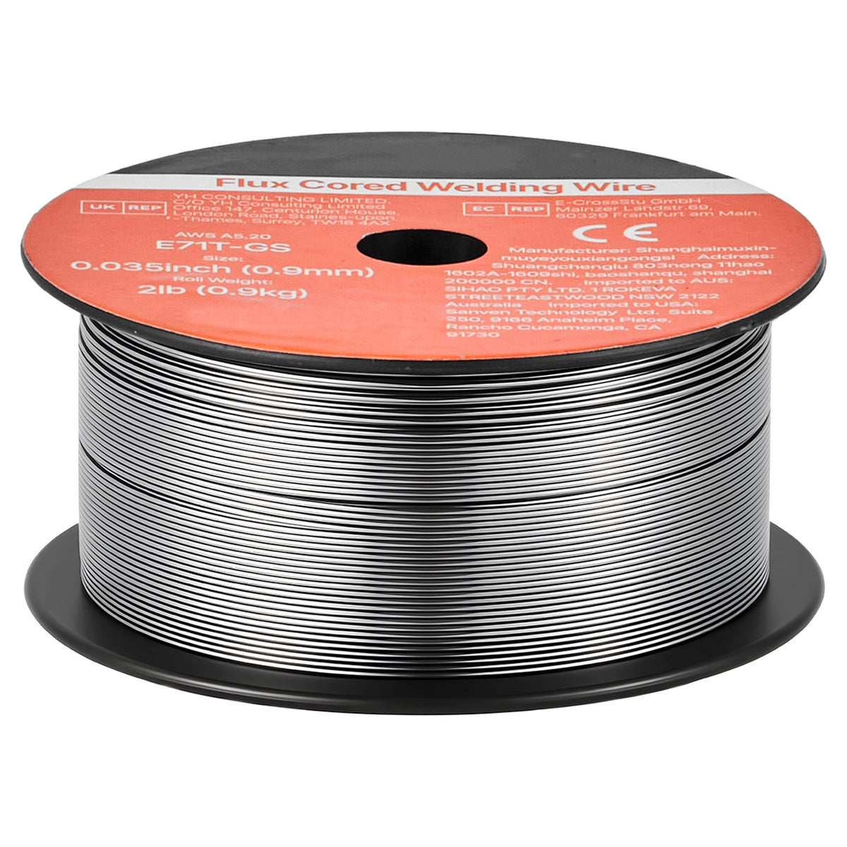 Flux Core MIG Welding Wire, E71T-GS 0.035-inch, 2 LBS