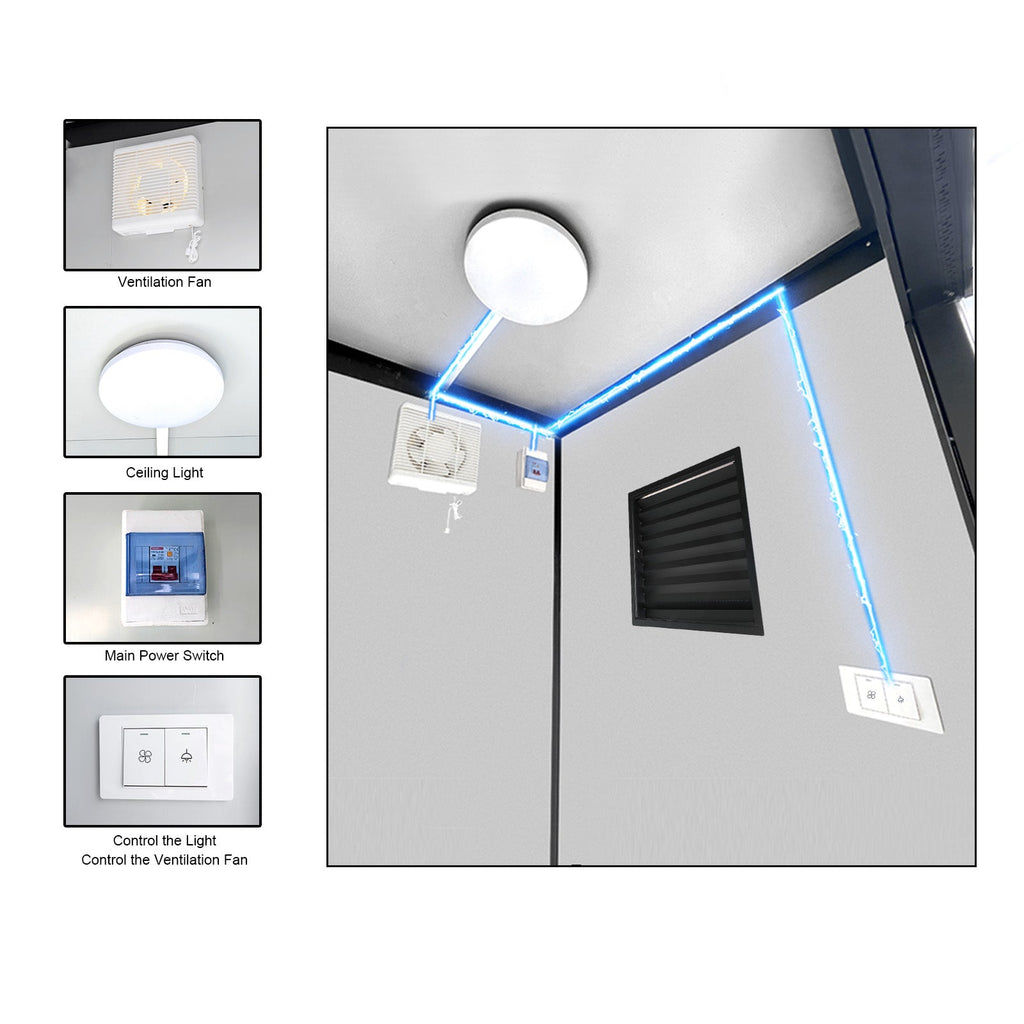 Portable Toilet Cabin - Outdoor Shower Room