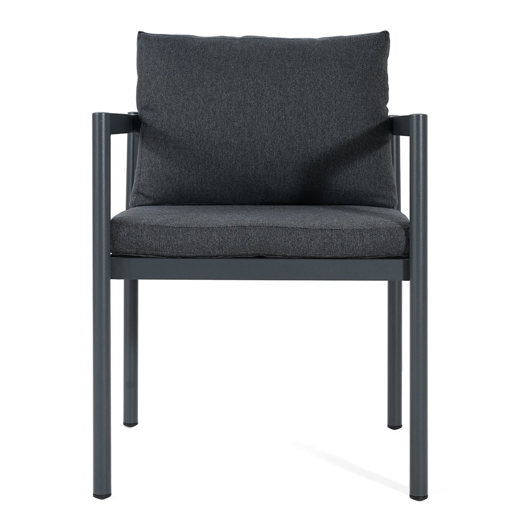 Outdoor Dining Chair Set of 2, All-Weather