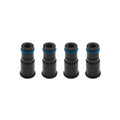 BLOX Racing 11mm Adapter Top (1in) w/Viton O-Ring & Retaining Clip (Set of 4) BXEF-AT-11L-4