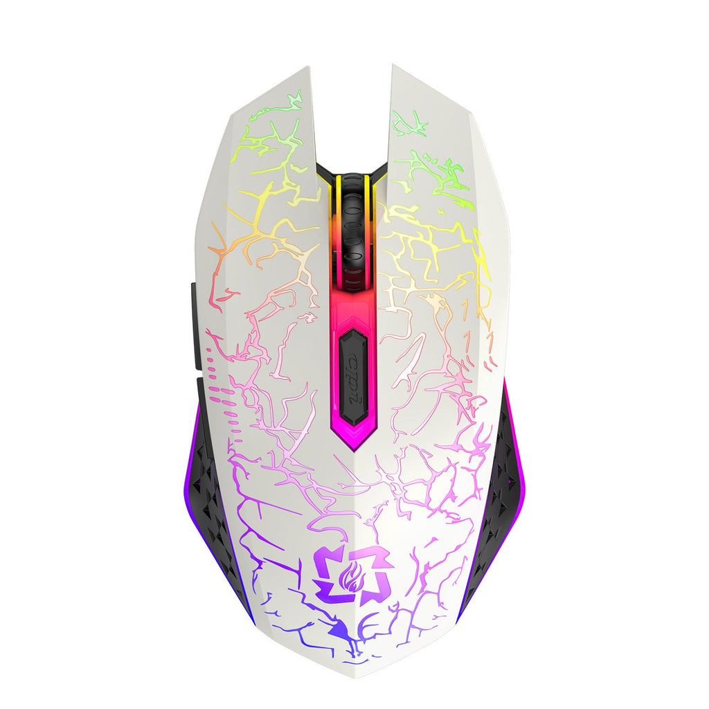 Bluetooth Dual-mode 24G Radio Gaming Mouse Rechargeable Luminous Mute Breathing Light