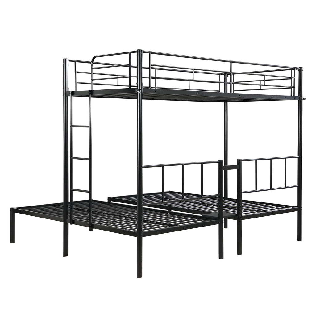Triple Twin Over Twin Bunk Bed
