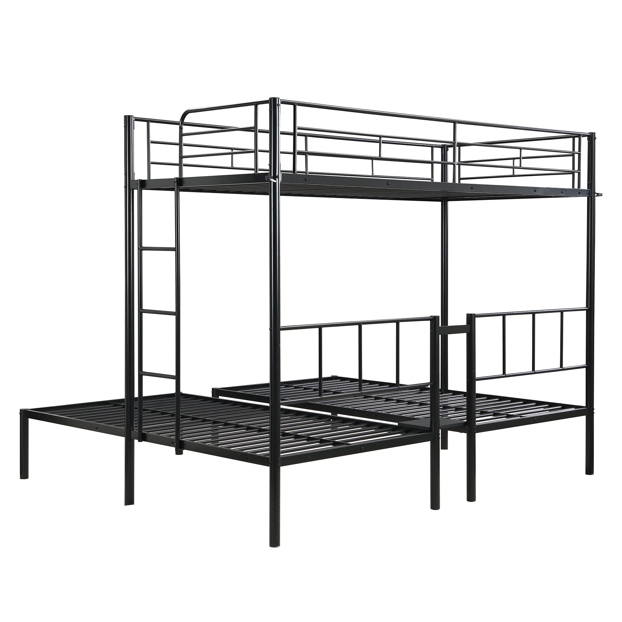 Triple Twin Over Twin Bunk Bed
