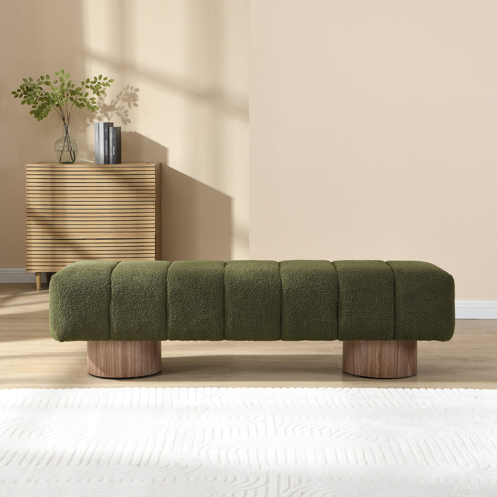 Upholstered Dining Bench for Dining Room and Entryway