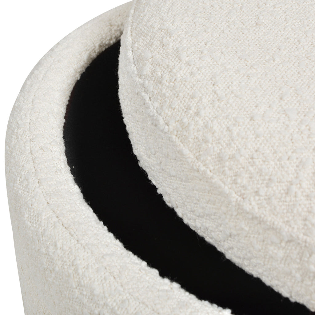 Fuji 19" Oversized Round Storage Ottoman