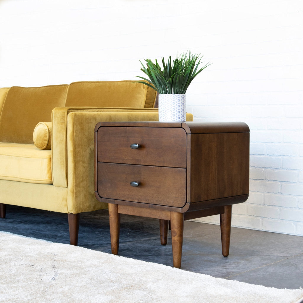 Alexa Mid Century Modern Style Night Stand