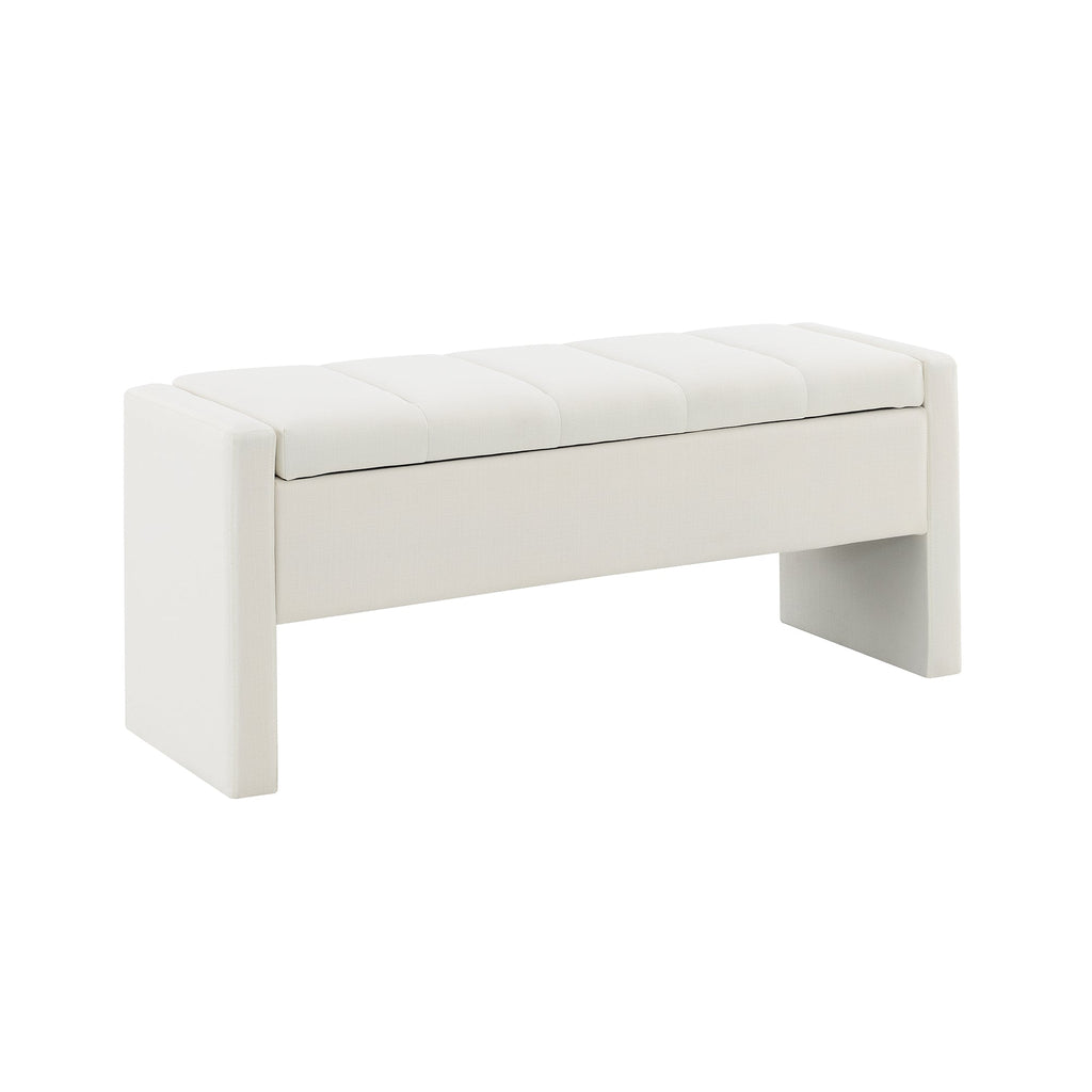Modern Bed End Bench with Storage
