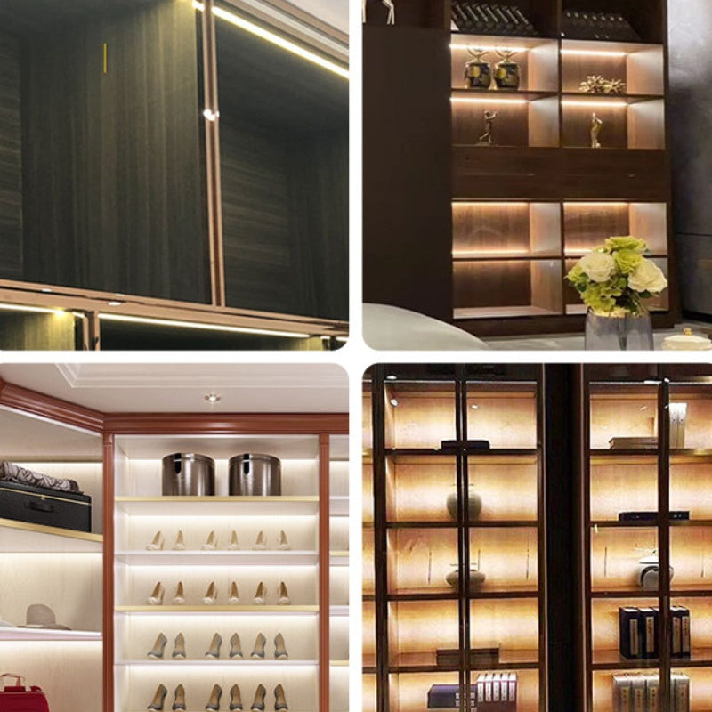 Embedded Cabinet Bar Showcase Bottom Oblique Wardrobe Line Light