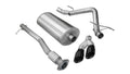 Corsa 11-13 GMC Sierra Ext. Cab/Std. Bed 1500 6.2L V8 Black Sport Cat-Back Exhaust 14523BLK