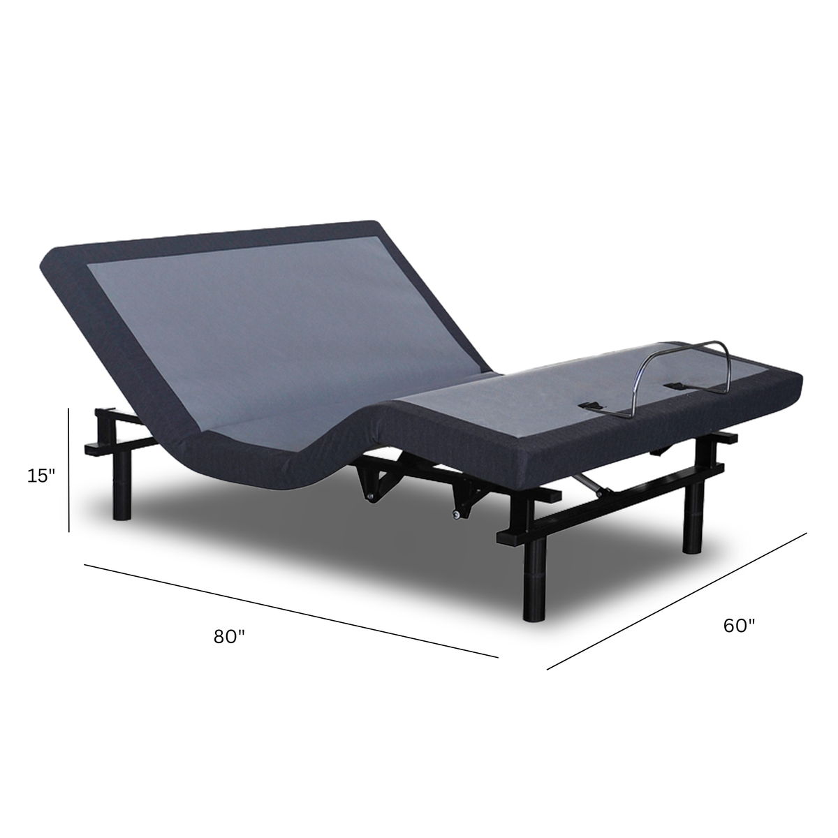 BT3000 Queen Adjustable Bed Base With Head and Foot Position Adjustment