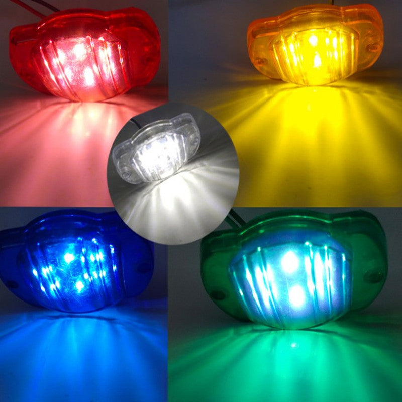 Round Truck Side Light 12v Round Cruise Ship Boat Signal Light 24V