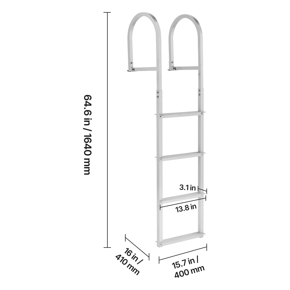 Removable Dock Ladder - 4 Steps
