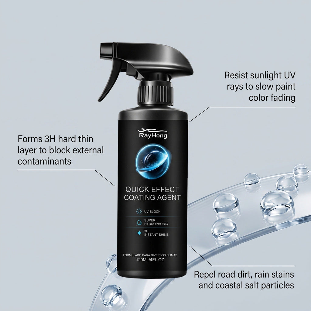 Car Ceramic Spray Enhances The Gloss Of The Cars Paint Surface And Provides UV Protection