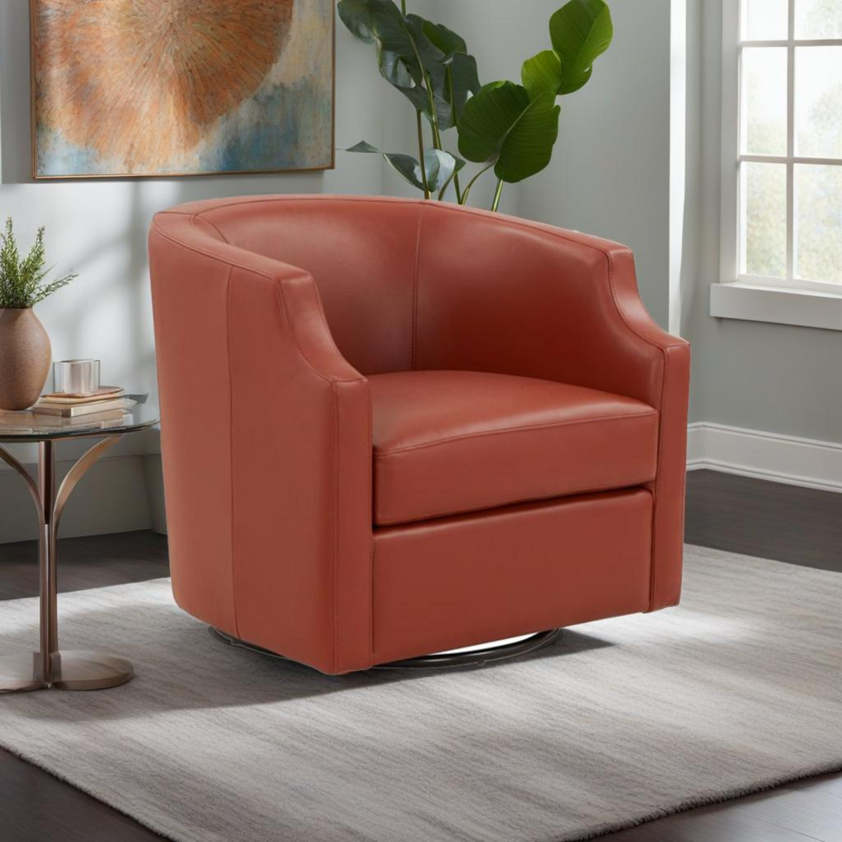Emmett Swivel Barrel Chair