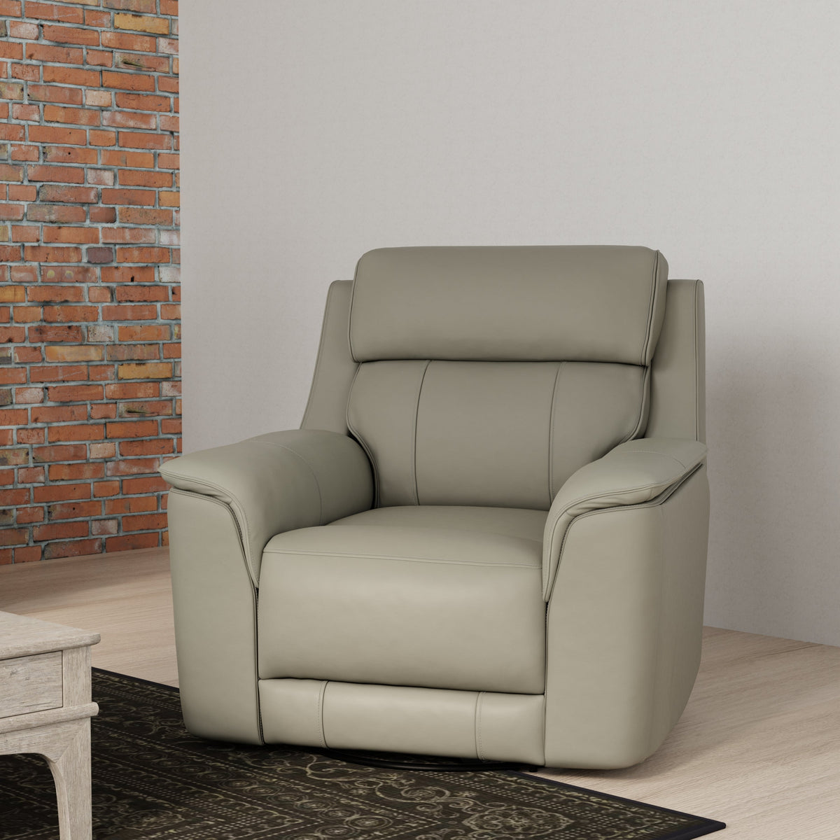 Oslo Manual Glider Recliner in Mineral