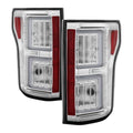 Spyder 18-19 Ford F-150 (W/O Blind Spot Sensor) LED Tail Lights - Chrome (ALT-YD-FF15018-LED-C) 5085658