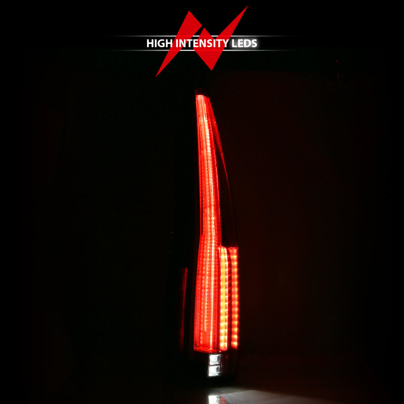 ANZO 2007-2014 Cadillac Escalade Led Taillights Red/Clear 311296