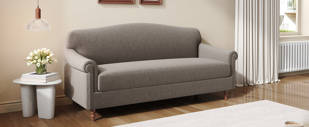 Modern Loveseat Sofa 77.5" 2-Seater Couch