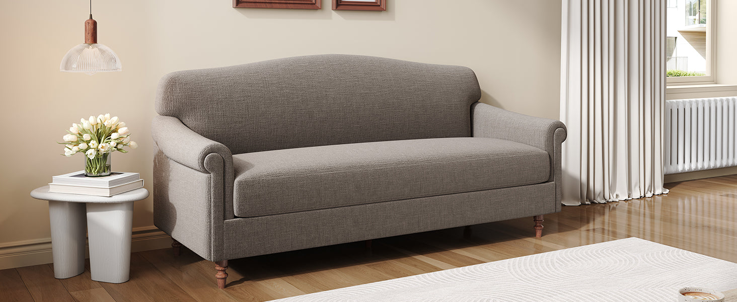 Modern Loveseat Sofa 77.5" 2-Seater Couch