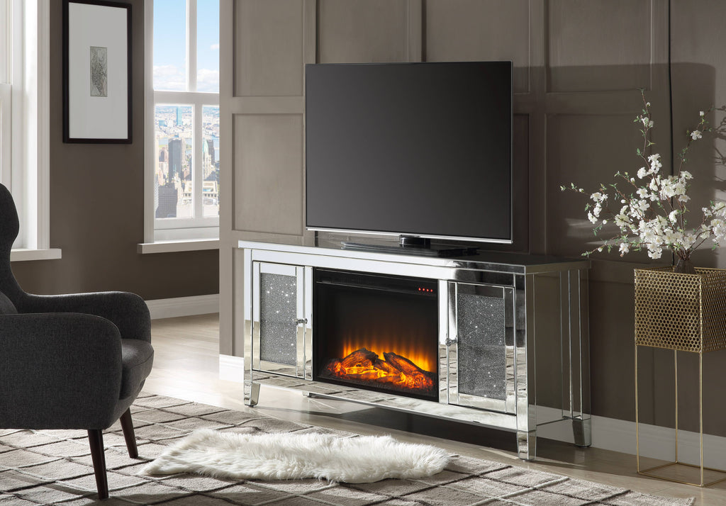 Noralie TV Stand with Electric Fireplace