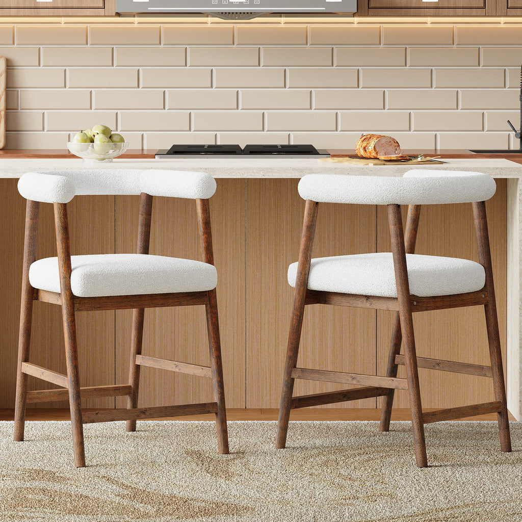 24.5'' Seat Height Bar Stools with Back