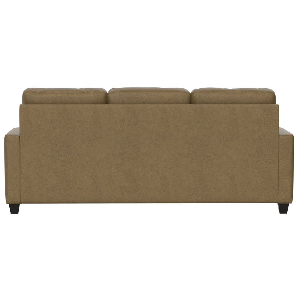 Brown 2-Piece Sofa with Chaise