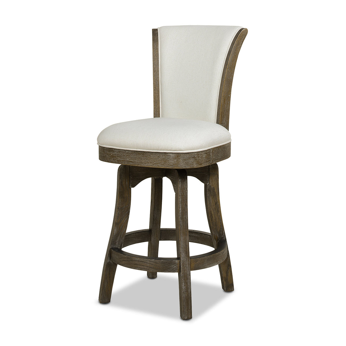 Henry 27" Armless Swivel Counter Height Bar Stool