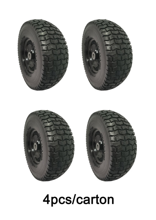 (4-Pack) 13x5.00-6 Flat Free Tire and Wheel Assemblies