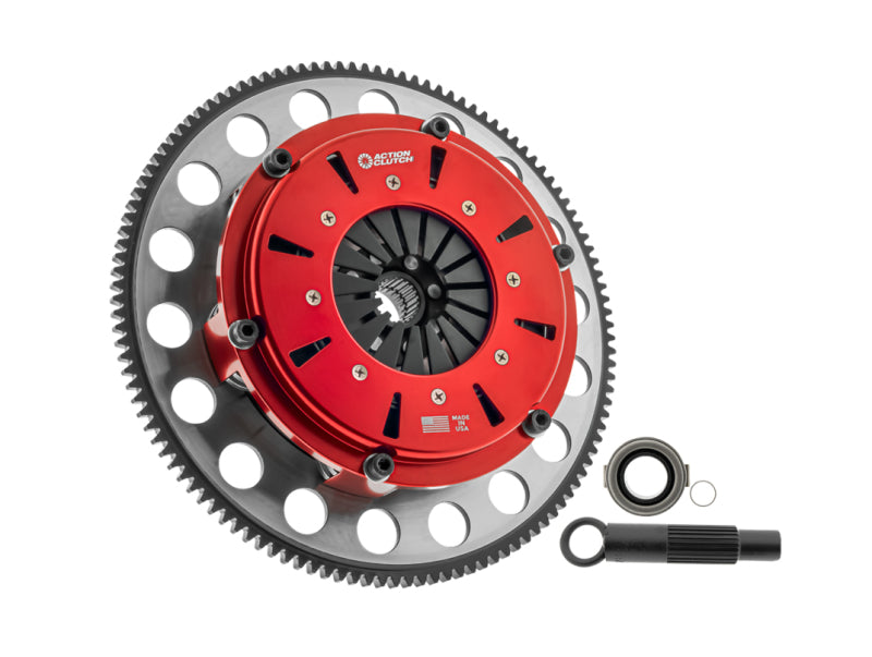 Action Clutch 06-11 Honda Civic Si 2.0L (K20Z3) 7.25in Twin Disc Clutch Kit w/Chromoly Flywheel ACR-2226