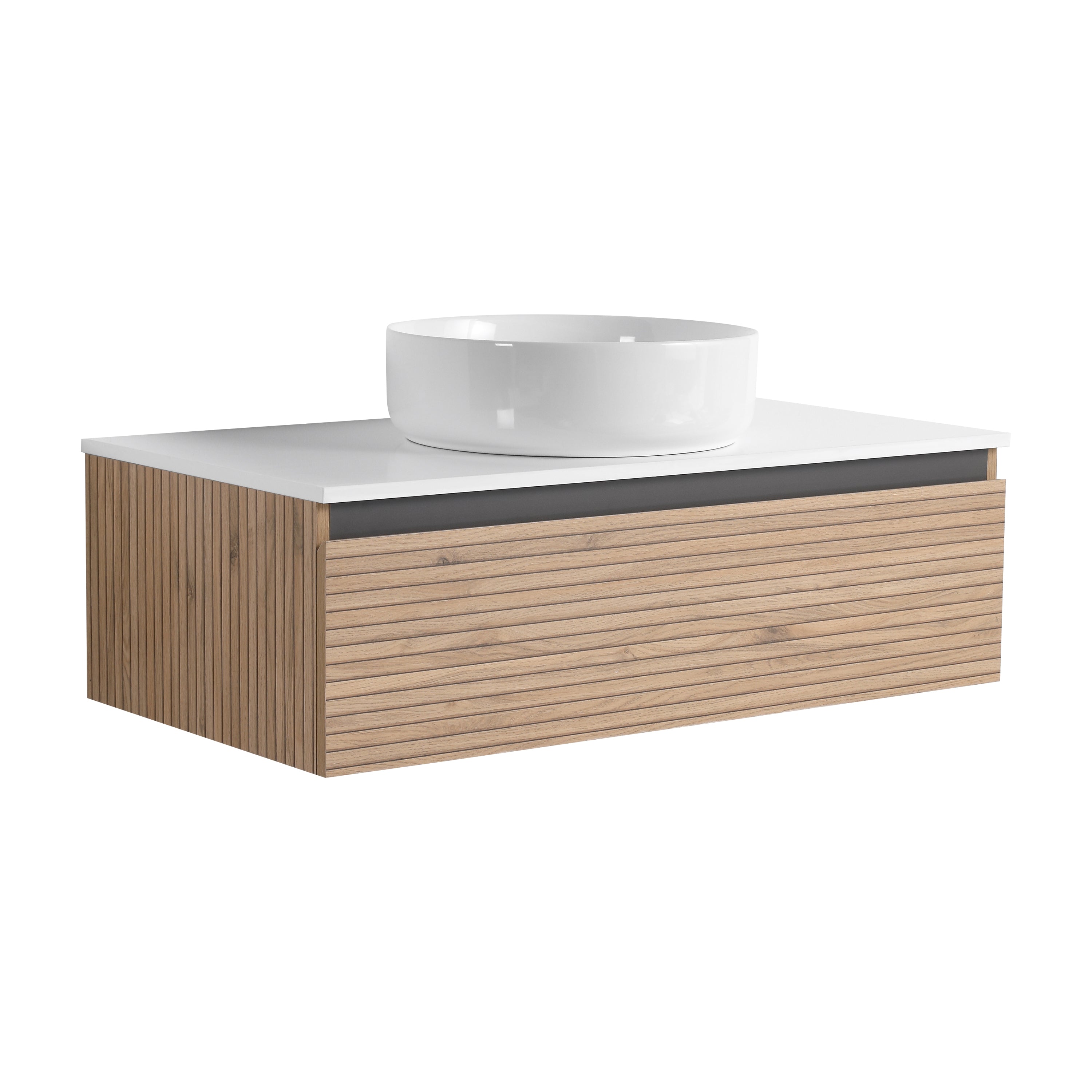 36'' Wall-Mounted Bathroom Vanity