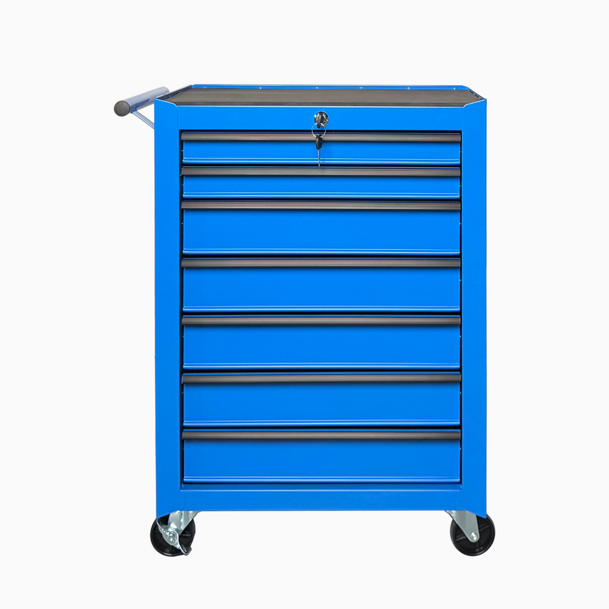 Rolling Metal Tool Chest with 7 Drawers - Blue