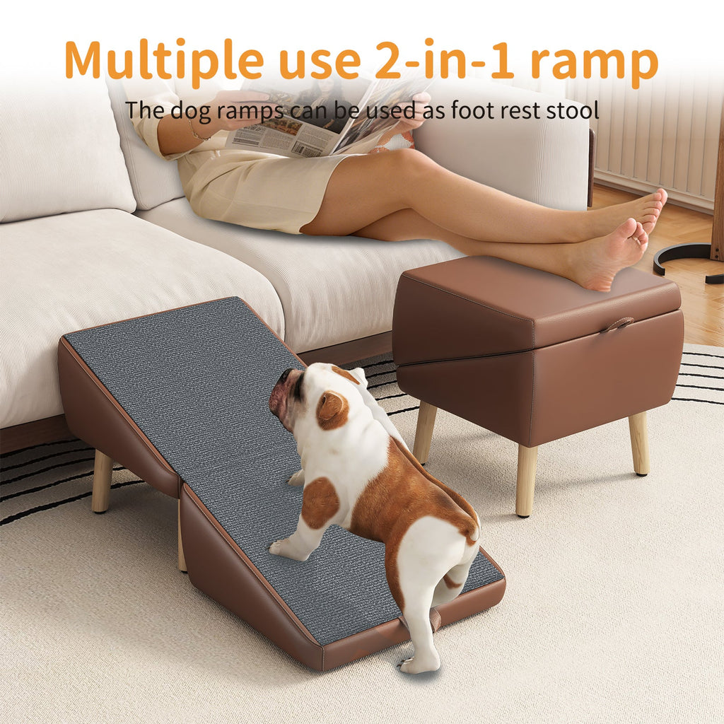 Upgraded Dog Stairs for Small Dogs and Cats