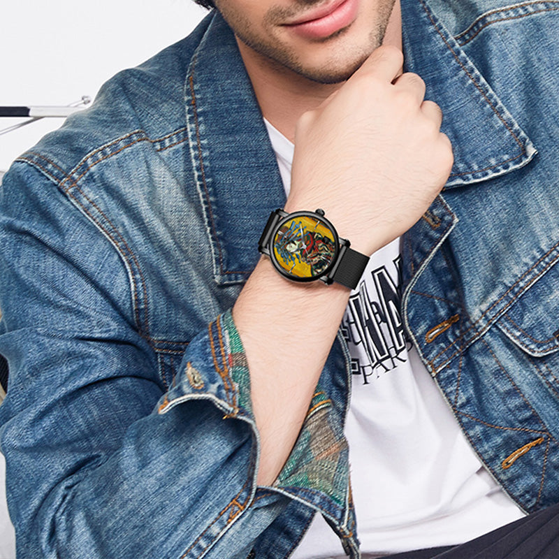 Van Gogh Men's Quartz Wrist Watch 3D Printed