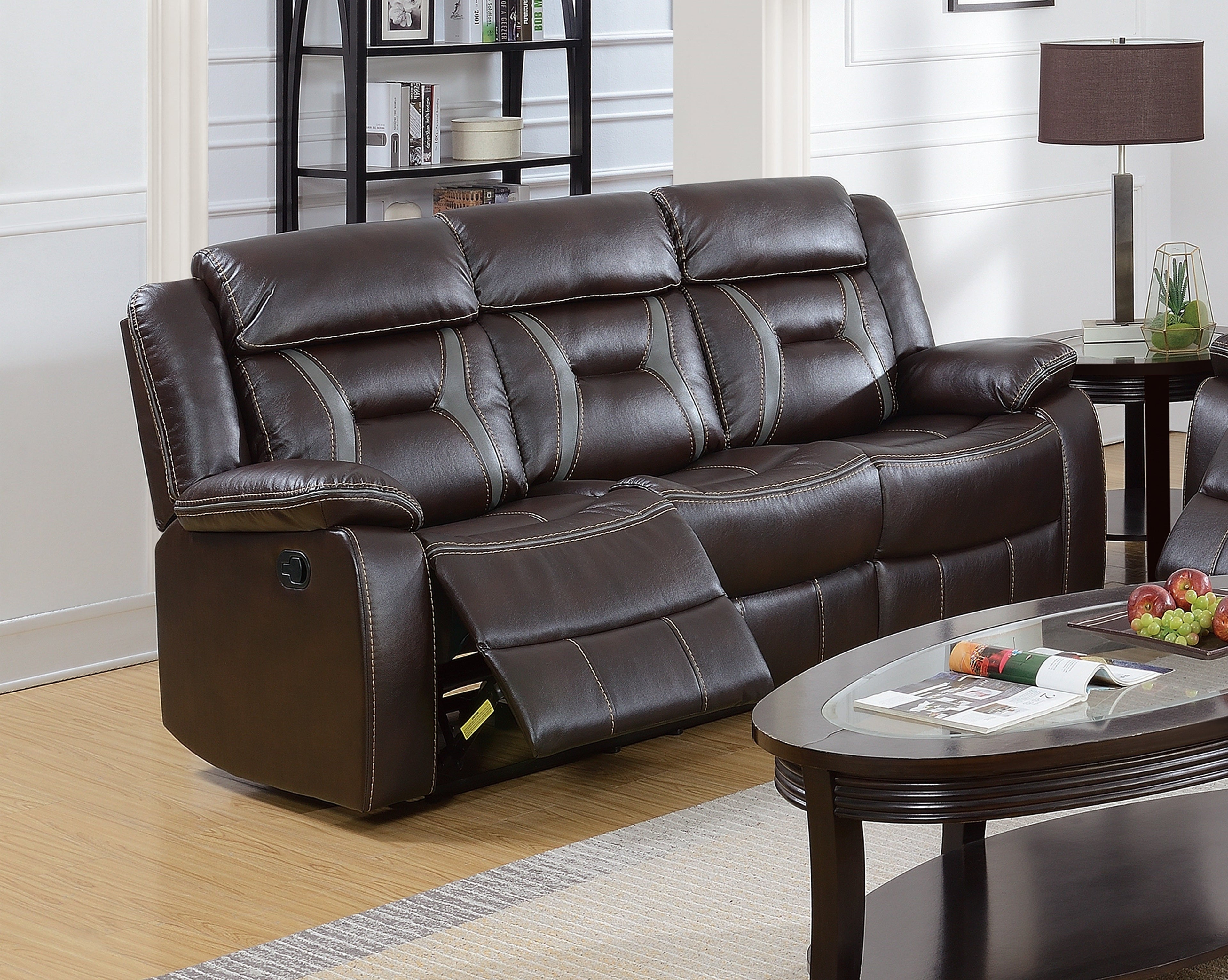 Modern Elegant Power Motion 2pc Living Room Set
