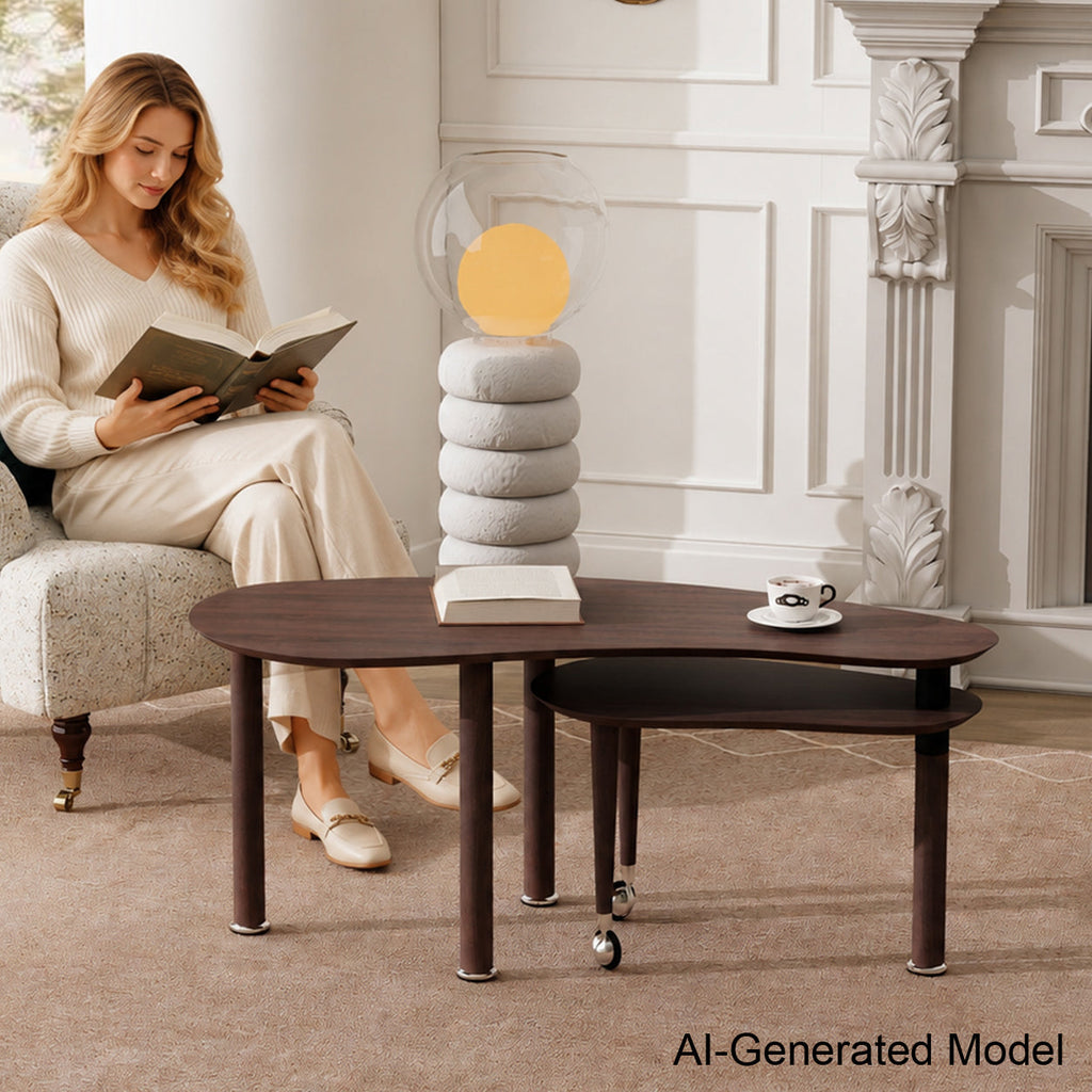360 Degree Rotatable Coffee Table