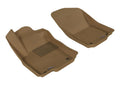 3D MAXpider 2012-2018 Mercedes-Benz GLE-Class/GLS-Class/ML-Class Kagu 1st Row Floormat - Tan L1MB02911502