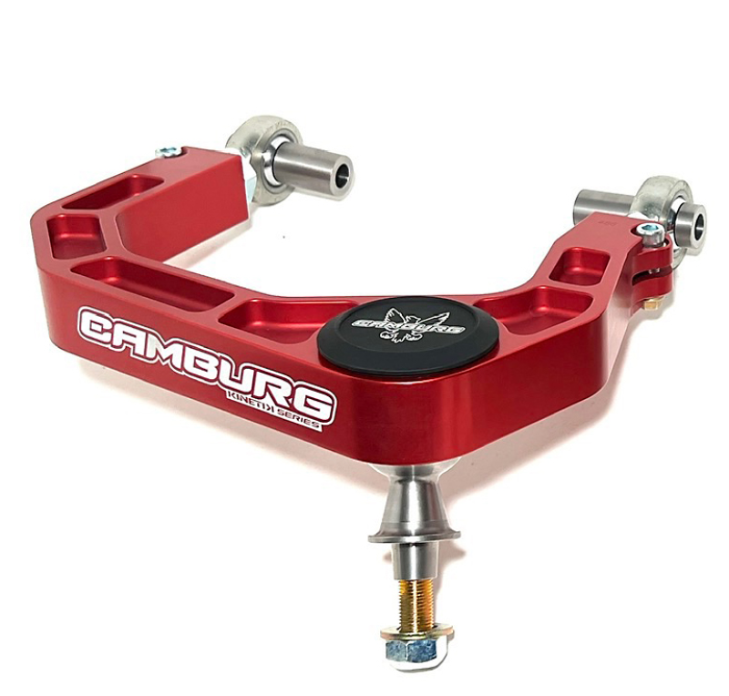 Camburg Toyota Tundra 2WD/4WD 07-21 KINETIK V2 Performance Billet Uniball Upper Arms (Red) CAM-310187-RED